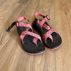 Chaco Women's Pink and Black Sandals